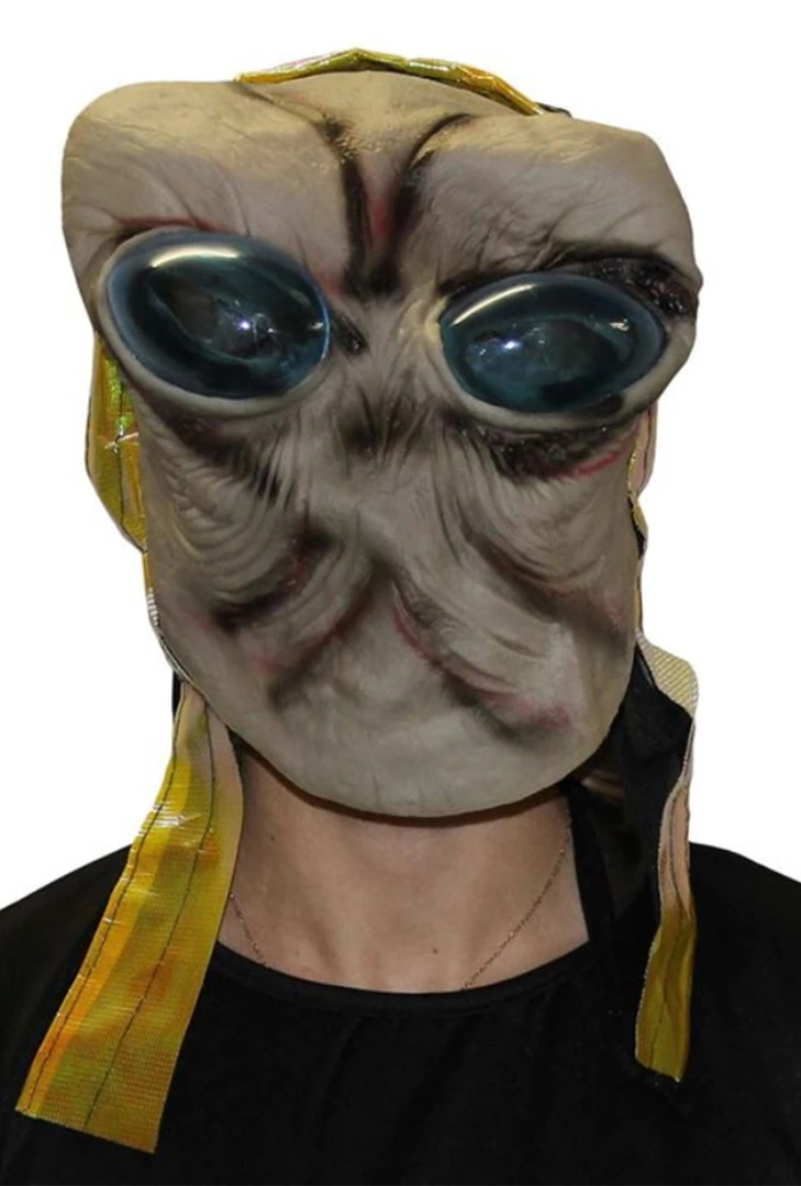 Gold Star Halloween Grey Alien Boggle Eye Mask 3 Gold Star Halloween Grey Alien Boggle Eye Mask