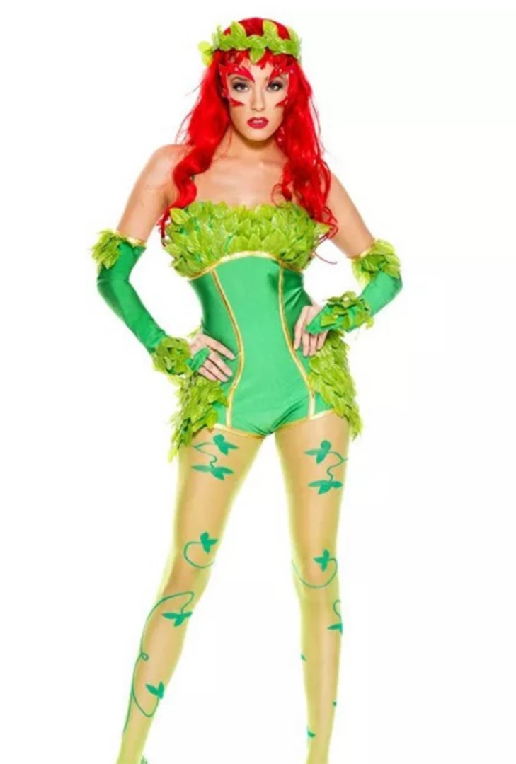Malltop Poison Ivy Costume Adults 6 Malltop Poison Ivy Costume Adults