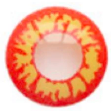 Party Lens #56 Red And Yellow Contact Lenses