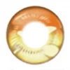 Hurly-Burly Orange Anime Contact Lenses