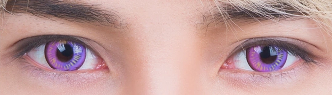 Hurly-Burly Purple Anime Contact Lenses 5 Hurly-Burly Purple Anime Contact Lenses