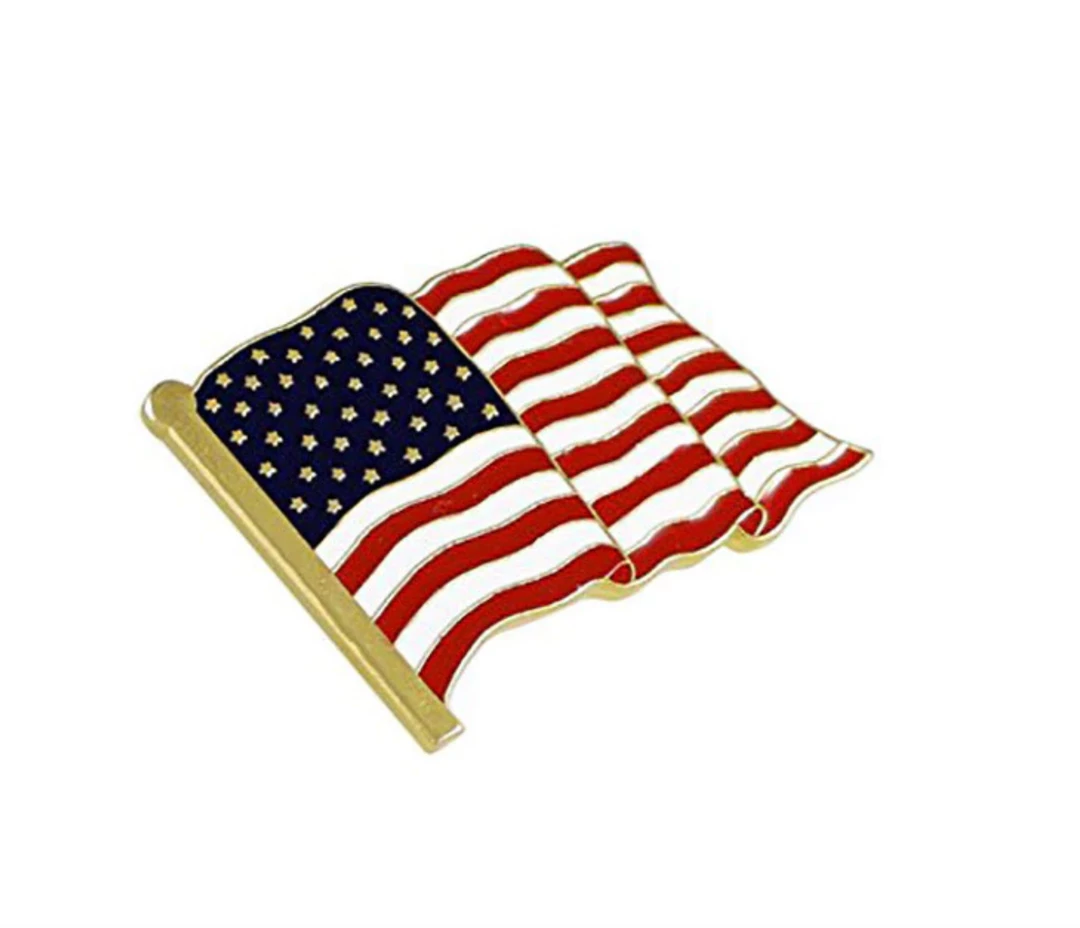 Annecart Jewellery Donald Trump American Flag Pin 3 Annecart Jewellery Donald Trump American Flag Pin