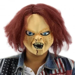Hurly-Burly Latex Chucky Mask With Hair Masks & Eyemasks