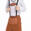 Hurly-Burly Simple Brown Lederhosen