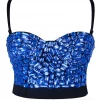 Malltop Blue Jewelled Bralette
