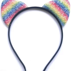 Hurly-Burly Rainbow Glitter Cat Ears