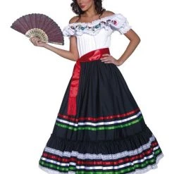 Smiffys International Senorita Mexican Dress