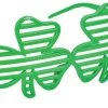 Hurly-Burly Shamrock Glasses