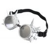 Malltop Silver Steampunk Goggles With Spikes