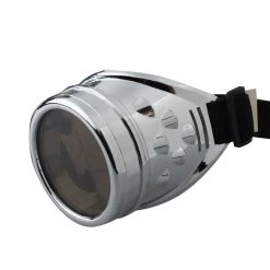 Malltop Silver Steampunk Goggles