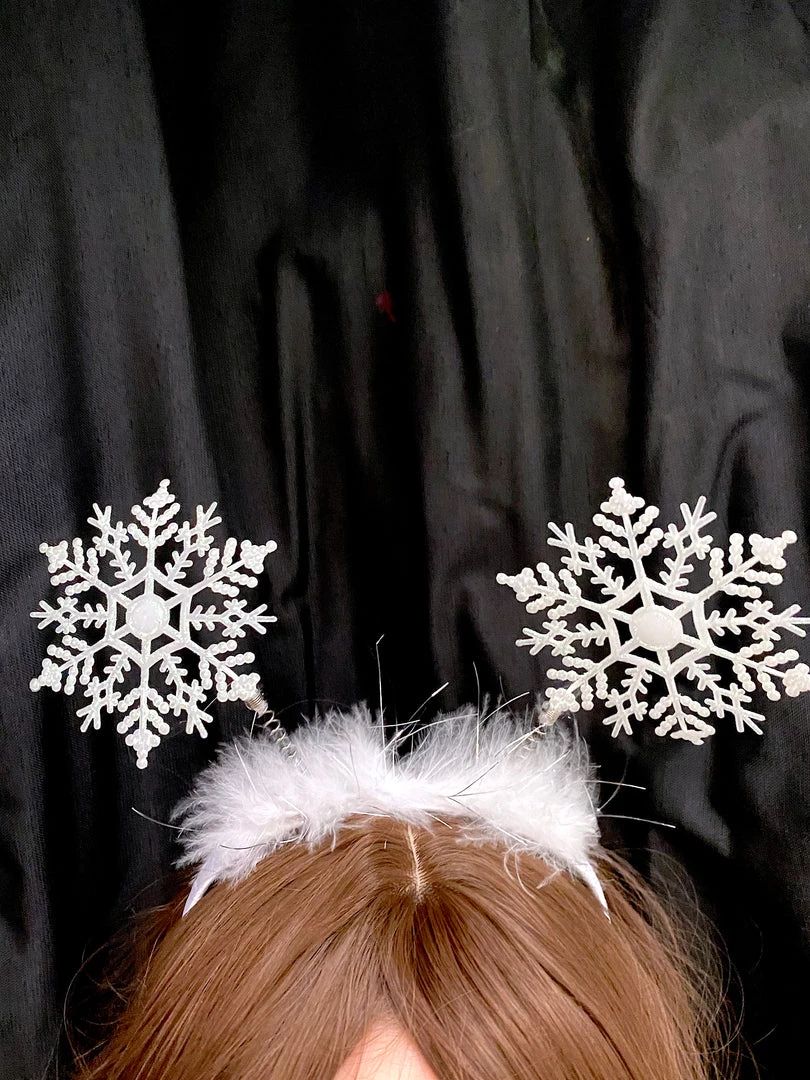 Smiffys Snowflake Head Boppers 5 Smiffys Snowflake Head Boppers