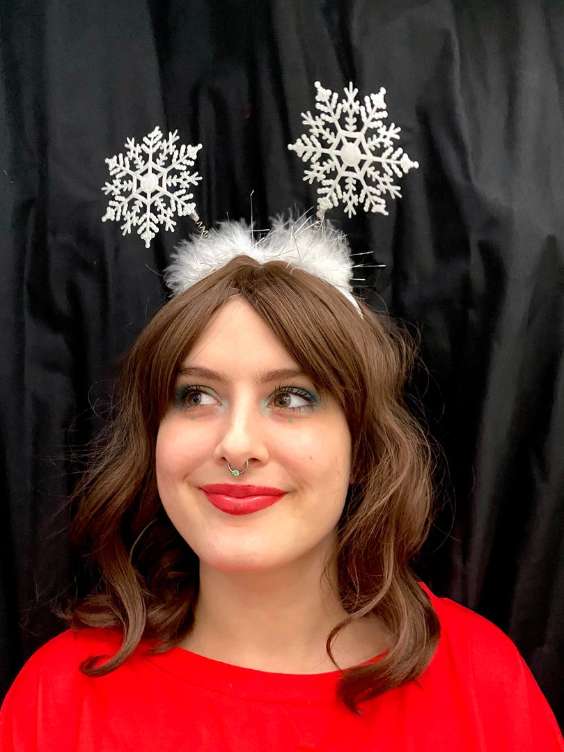 Smiffys Snowflake Head Boppers 4 Smiffys Snowflake Head Boppers