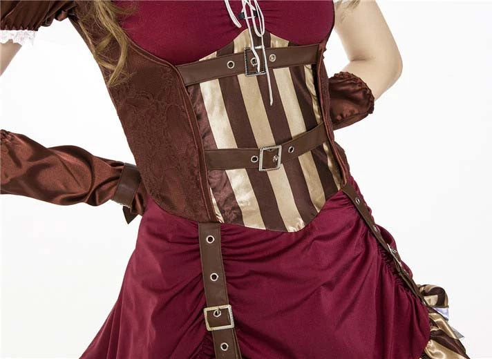 Malltop Deluxe Steampunk Dress 5 Malltop Deluxe Steampunk Dress