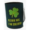 Hurly-Burly Saint Patrick's Day St Pat's "Kiss Me I'm Irish" Stubby Holder