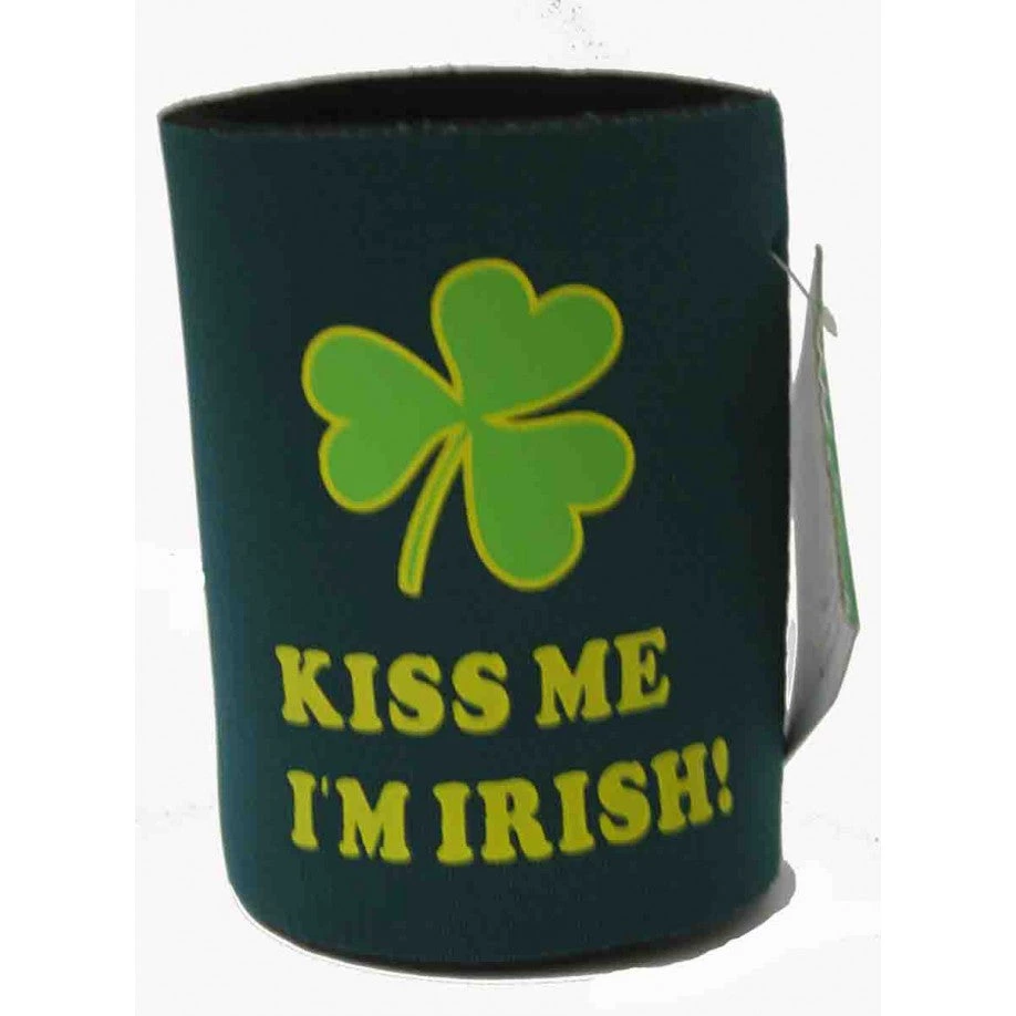 Hurly-Burly Saint Patrick's Day St Pat's "Kiss Me I'm Irish" Stubby Holder 3 Hurly-Burly Saint Patrick's Day St Pat's "Kiss Me I'm Irish" Stubby Holder