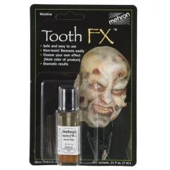 Hurly-Burly Mehron Tooth FX: Nicotine Special FX Makeup