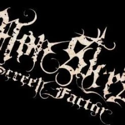 Hurly-Burly T-Shirts Mens Skull And Crossbones Monster Screen Factor T-shirt