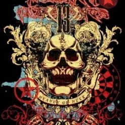 Hurly-Burly (D) T-Shirts Mens 13 Heaven Or Hell Monster Screen Factor T-shirt