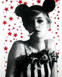 Hurly-Burly (D) Girl With Mouse Ears T-shirt T-Shirts