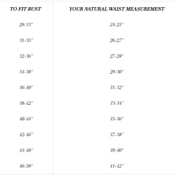 Hurly-Burly Corsets Steel Boned Black Satin Underbust