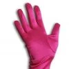 Hurly-Burly Wrist Length Hot Pink Satin Gloves