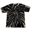 Thailand Tie Dye Black And Cream T-Shirt
