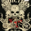Hurly-Burly (D) Addiction: Skulls, Wings And Bikes Men's T-Shirt T-Shirts