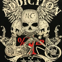Hurly-Burly (D) Addiction: Skulls, Wings And Bikes Men's T-Shirt T-Shirts 6 Hurly-Burly (D) Addiction: Skulls, Wings And Bikes Men's T-Shirt T-Shirts