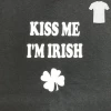 Hurly-Burly Kiss Me I'm Irish Men's T-Shirt Saint Patrick's Day