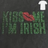 Hurly-Burly Kiss Me I'm Irish Ladies T-Shirt