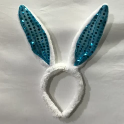 Hurly-Burly Sequin Fluffy Bunny Ears