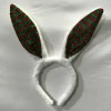Hurly-Burly Celebrations Green And Red Striped Bunny Ears