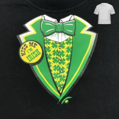 Hurly-Burly (D) Saint Patrick's Day Kid's Irish Tuxedo T-Shirt