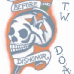 Tinsley D.B.D. Skull - Vintage - Temporary Tattoo