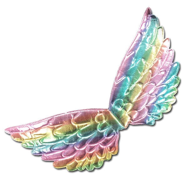 Trademart Festival Wear Iridescent Rainbow Mini Wings 3 Trademart Festival Wear Iridescent Rainbow Mini Wings