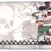 Hurly-Burly (D) Stitched Tattoo Purse Bags & Wallets