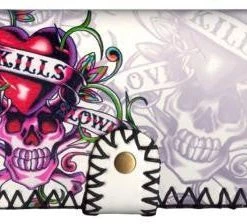 Hurly-Burly Stitched Tattoo Purse