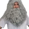Sweidas Deluxe Grey Wizard Wig And Beard Set