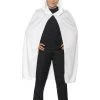 Hurly-Burly Capes & Robes White Velvet Hooded Cape