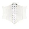 Jacky Wang White Corset Belt