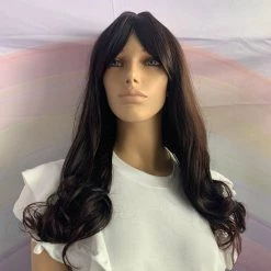 Bell's Wigs Red Brown Mid Length Curly Wig