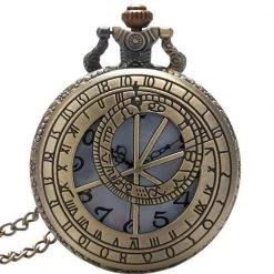 8Seasons Findings Steampunk Numerical Bronze Pocket Watch (C)