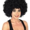 Malltop Black Afro Party Wig 60's - 70's Disco & Hippie 2 Malltop Black Afro Party Wig 60's - 70's Disco & Hippie