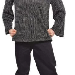 Dormar Fairytale & Mystical Men's Fake Chainmail Long Sleeved Top