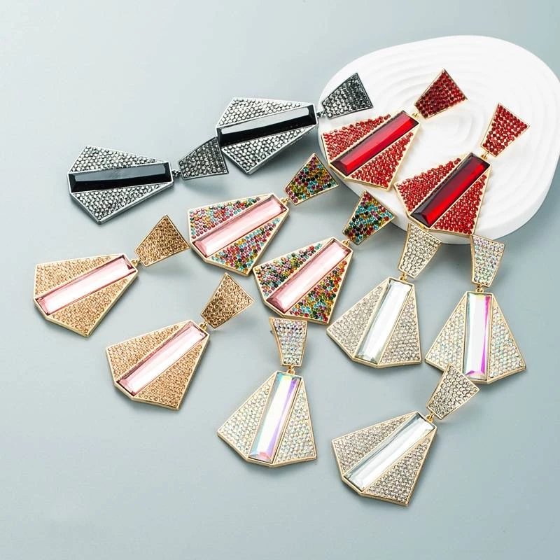 Jacky Wang Diamond Rhinestone Dangle Earrings Jewellery 3 Jacky Wang Diamond Rhinestone Dangle Earrings Jewellery