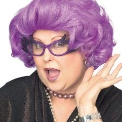 Rubies Purple Dame Edna Wig