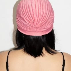 Jacky Wang Hair Accessories Rose Pink Turban