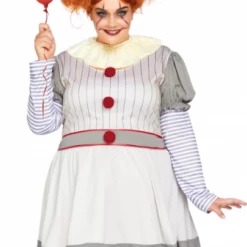 Leg Avenue PLUS Creepy Clown Costume Halloween