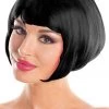 Malltop Black Bob Party Wig