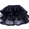 AnneCart Tutus & Petticoats Tiered Tutu Black With Black Trim